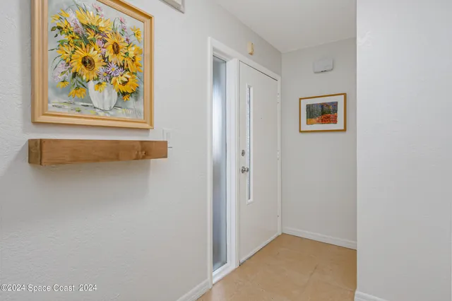 a view of painting on the wall