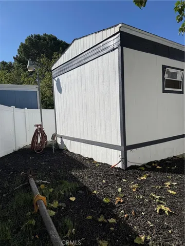 a backyard of a house