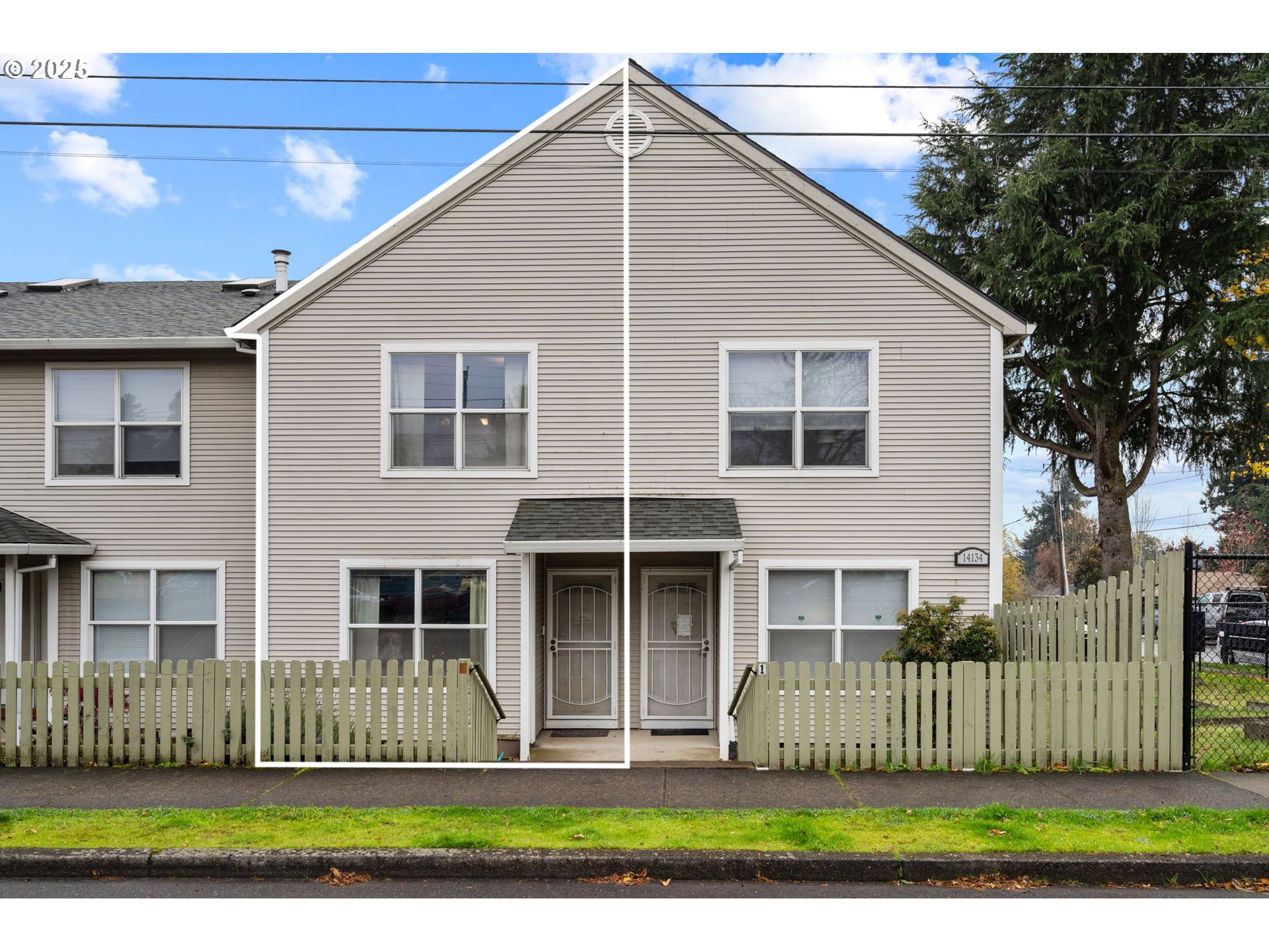 14134 East Burnside Street, Unit 2 Portland, OR 97233 - Photo 2 of 37 a front view of a house