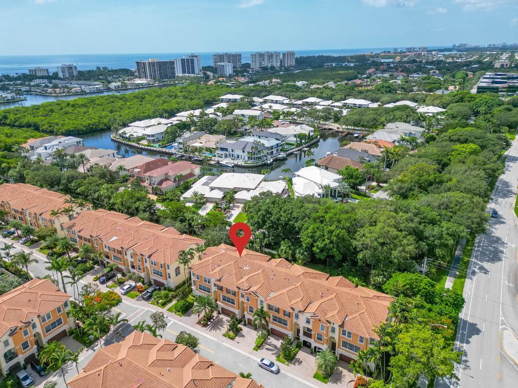 616 Northeast Francesca Lane Boca Raton, FL 33487 - Photo 58 of 64 AERIAL PROXIMITY TO OCEAN