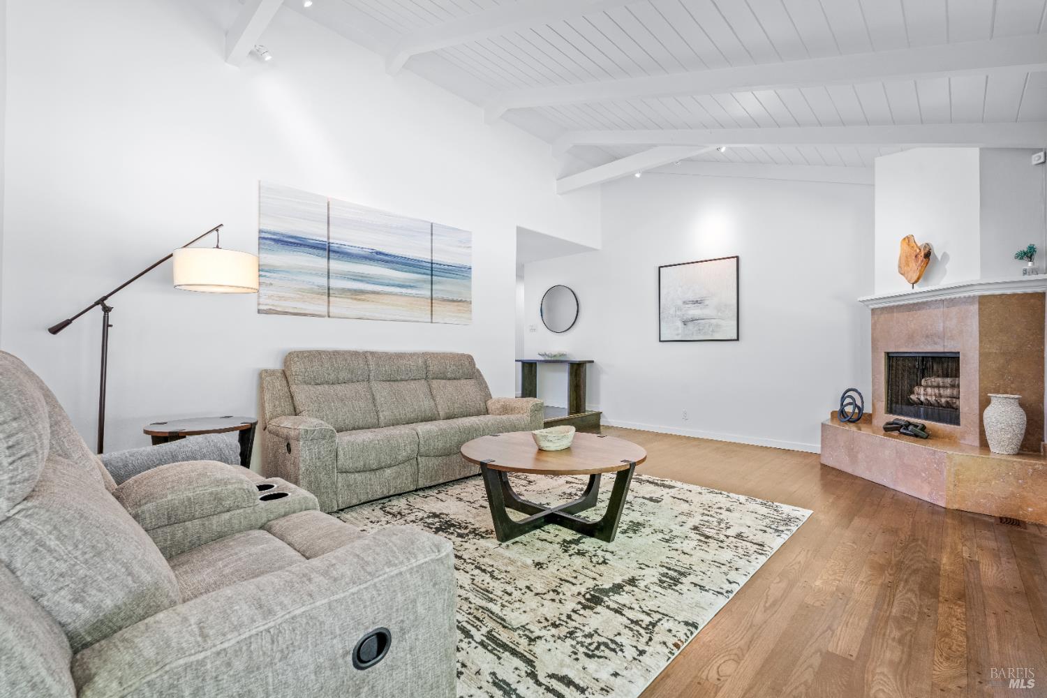 71 Convent Court San Rafael, CA 94901 - Photo 11 of 37 a living room with furniture and a wooden floor