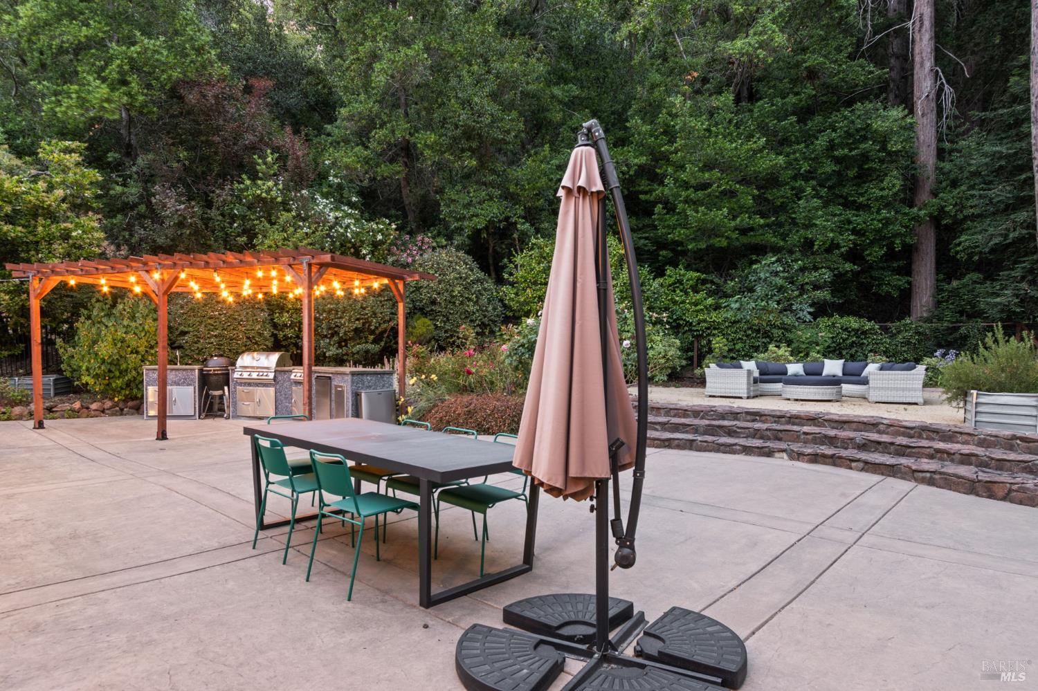 71 Convent Court San Rafael, CA 94901 - Photo 26 of 37 a view of backyard with a patio and outdoor seating