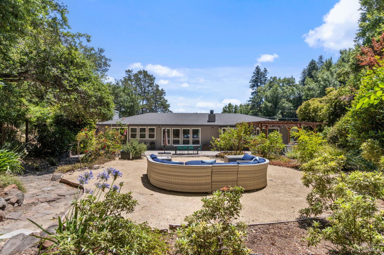 71 Convent Court San Rafael, CA 94901 - Photo 31 of 37 a front view of a house with a big yard