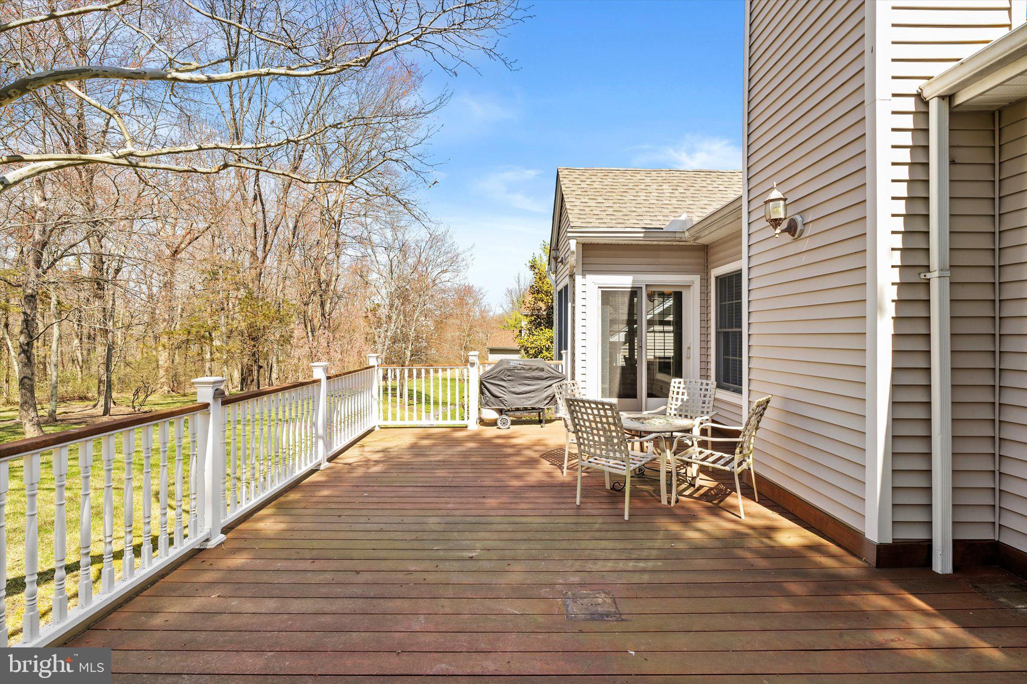 12 Ironwood Road Skillman, NJ 08558 - Photo 39 of 45 Back deck facing private woods