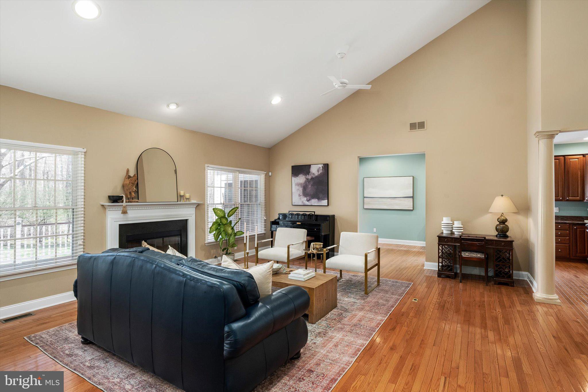 12 Ironwood Road Skillman, NJ 08558 - Photo 6 of 45 Living Room with view of gas Fireplace