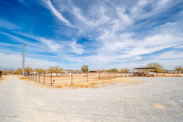 a backyard of a house