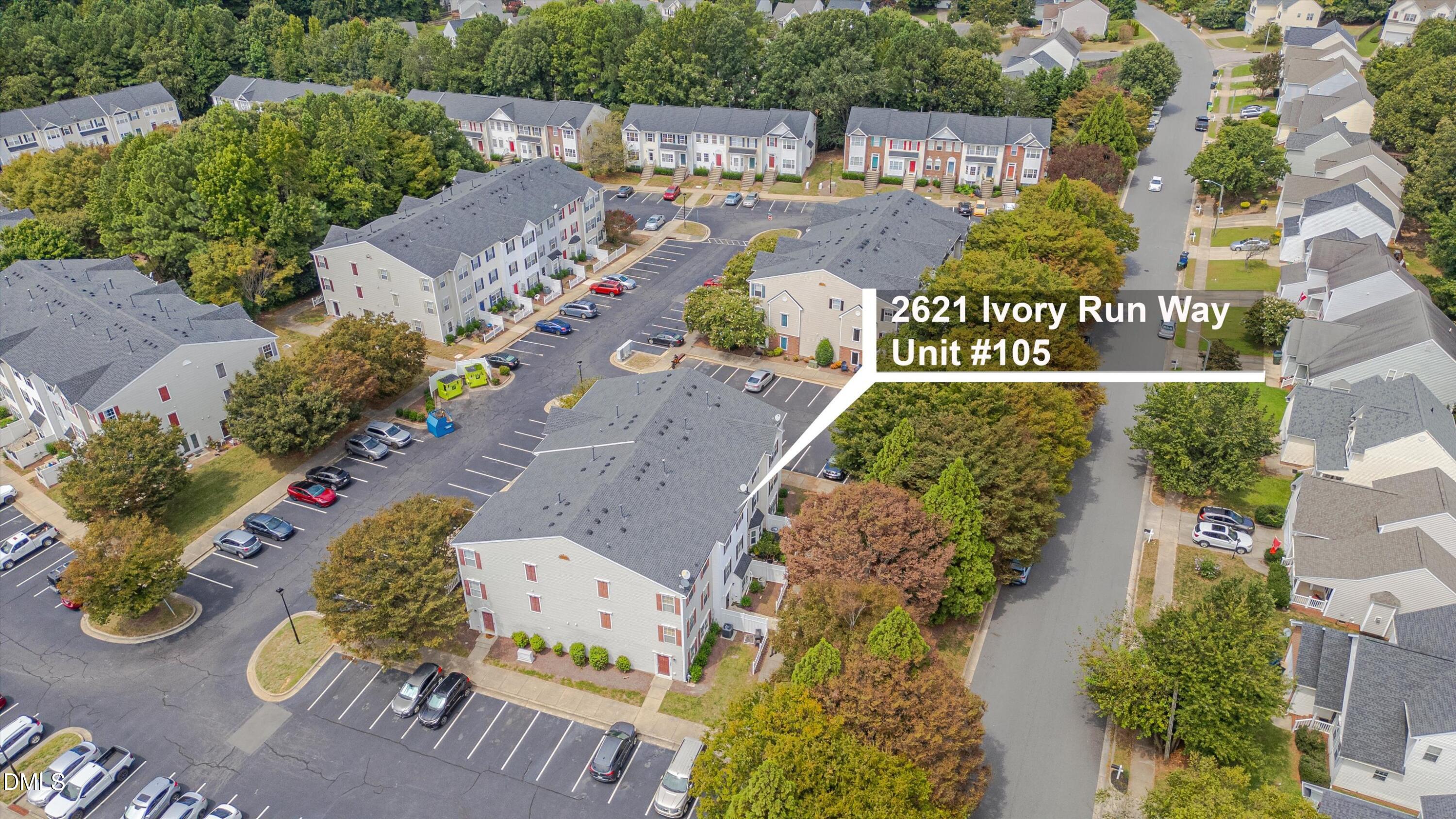 2621 Ivory Run Way, Unit 105 Raleigh, NC 27603 - Photo 17 of 21 an aerial view of a house