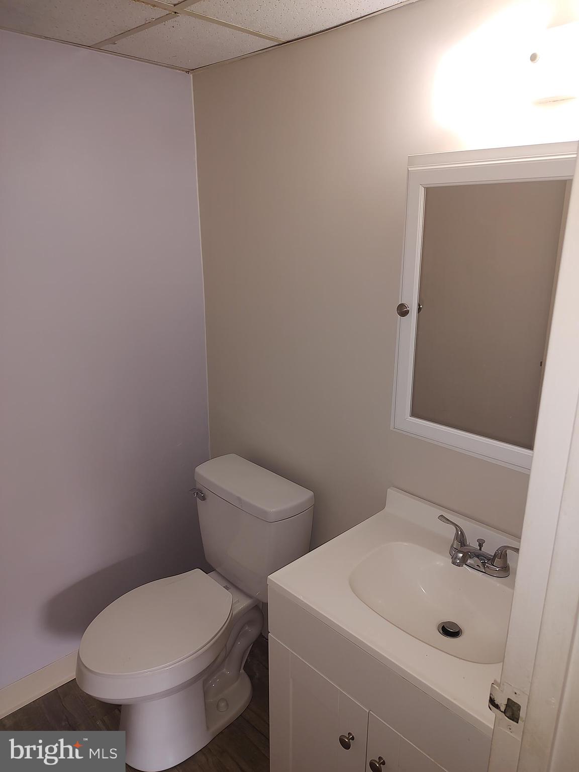 280 Bridgewater Road, Unit D1 Brookhaven, PA 19015 - Photo 14 of 15 a bathroom with a toilet sink and mirror