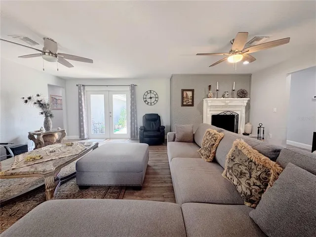 a bedroom with a bed and a closet