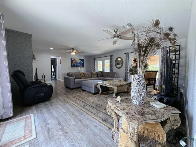 a view of a lake with a trees