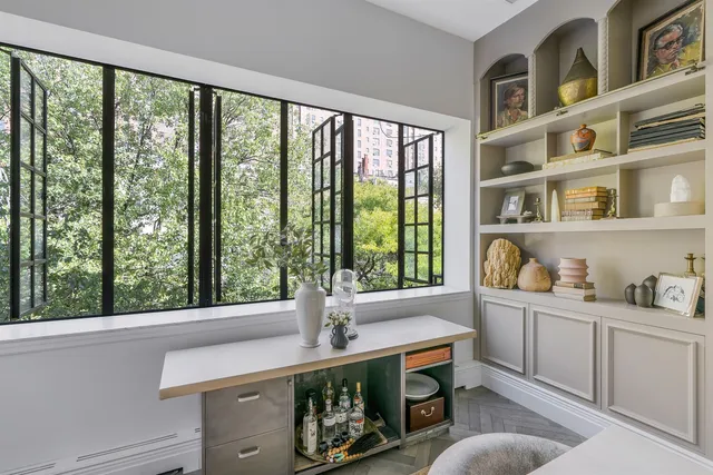 a view of staircase with white walls