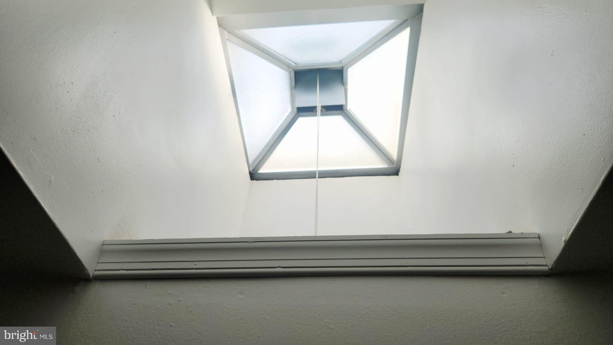 519 East 28th Street Baltimore, MD 21218 - Photo 29 of 46 Natural light pours through a skylight.