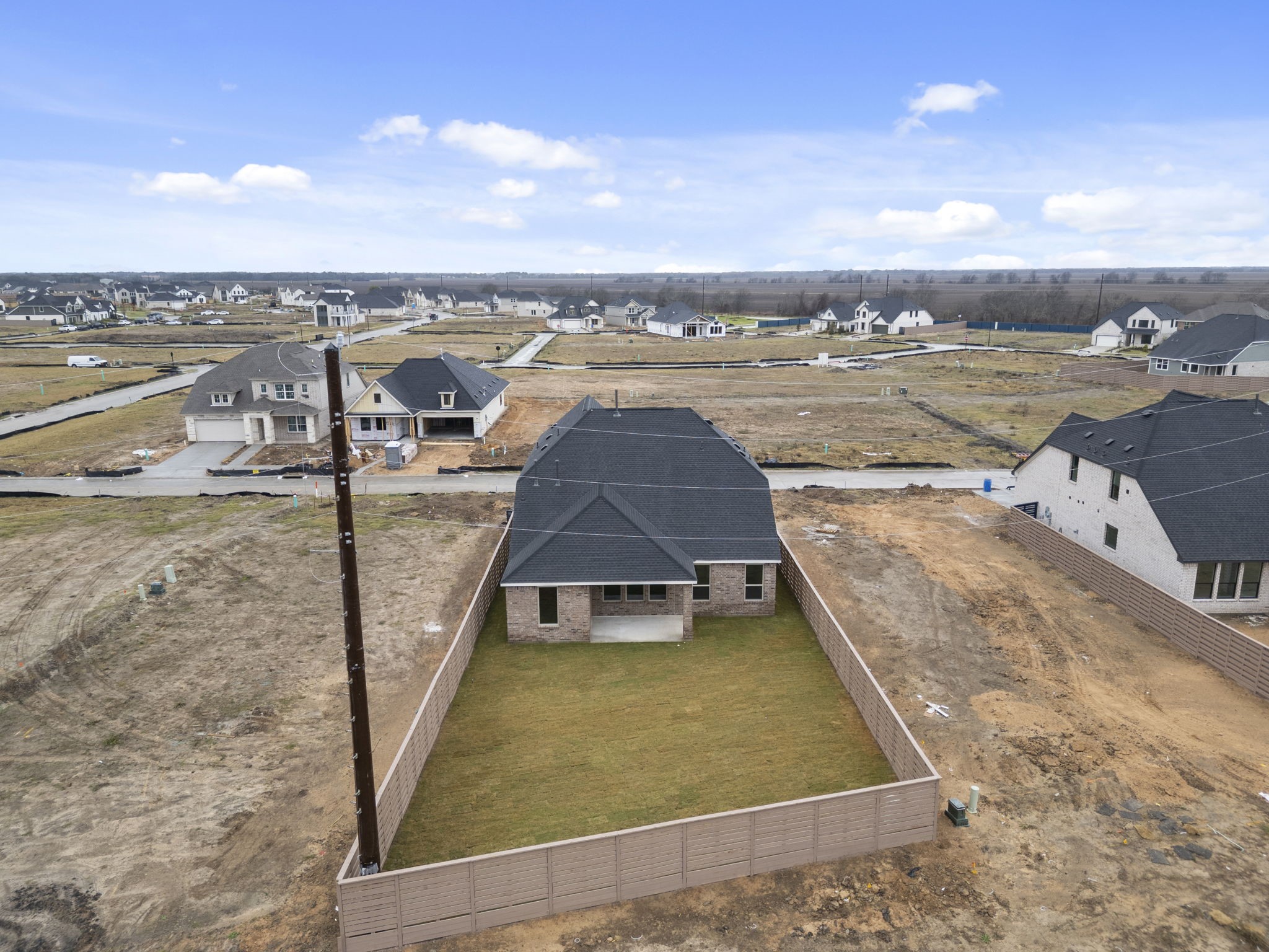 10639 Forward Street Richmond, TX 77469 - Photo 22 of 31 An ariel view of your back yard.