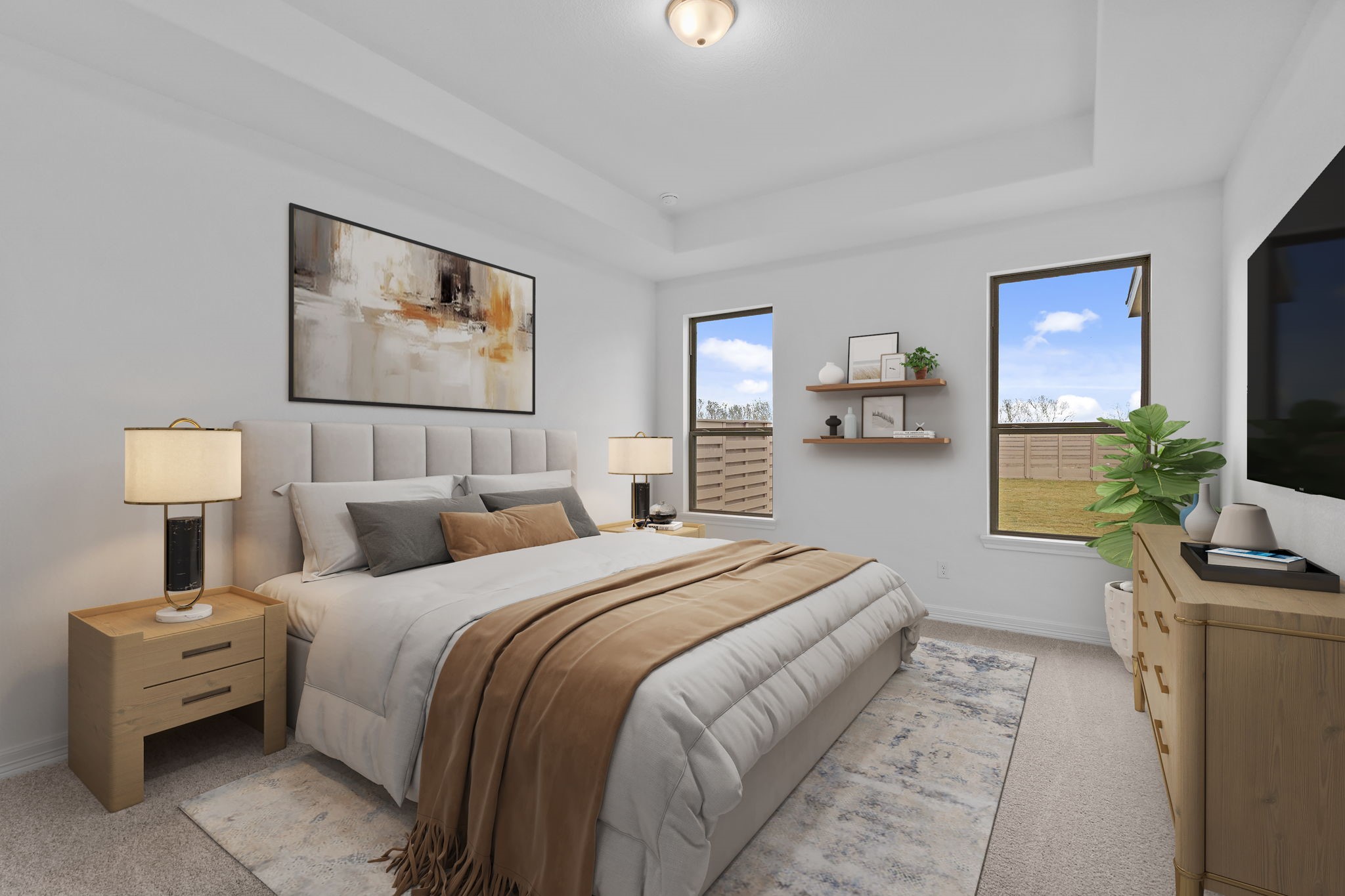 10639 Forward Street Richmond, TX 77469 - Photo 7 of 31 The primary bedroom is a serene retreat, layered with rich finishes and space to truly unwind.