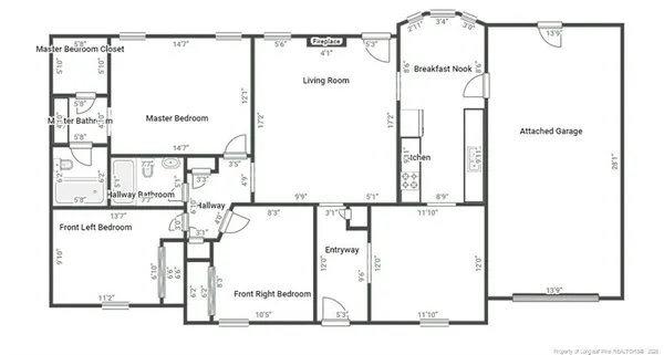 $1,650 | 6924 Woodmark Drive, Fayetteville, NC 28314