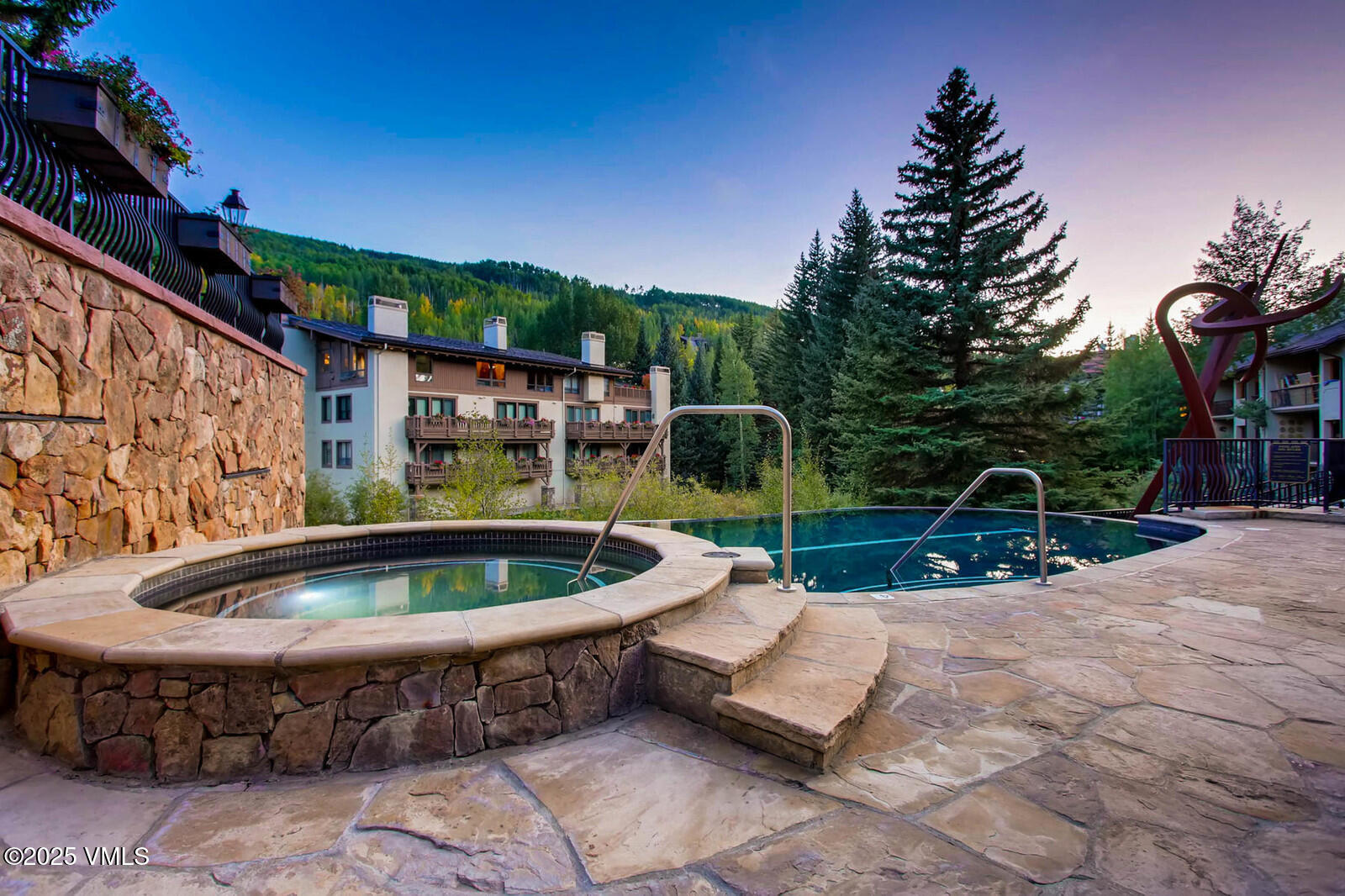 1 Willow Bridge Road, Unit 34 Vail, CO 81657 - Photo 14 of 27 Hot Tubs Creek Views