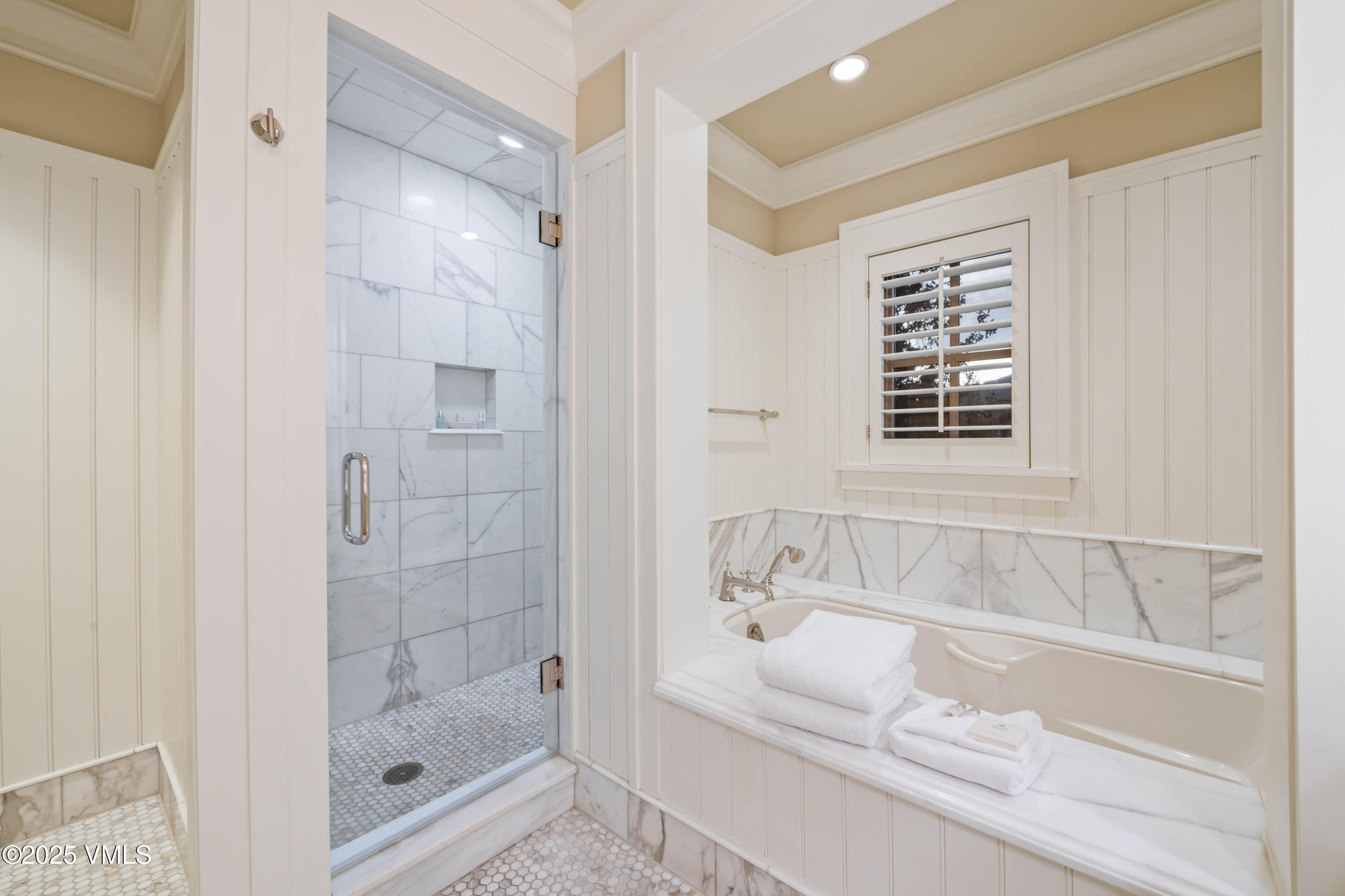 1 Willow Bridge Road, Unit 34 Vail, CO 81657 - Photo 10 of 27 Primary Marble Shower