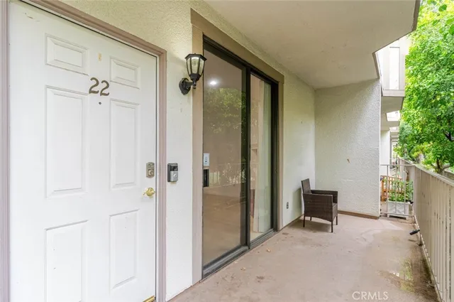 a backyard of a house with seating space