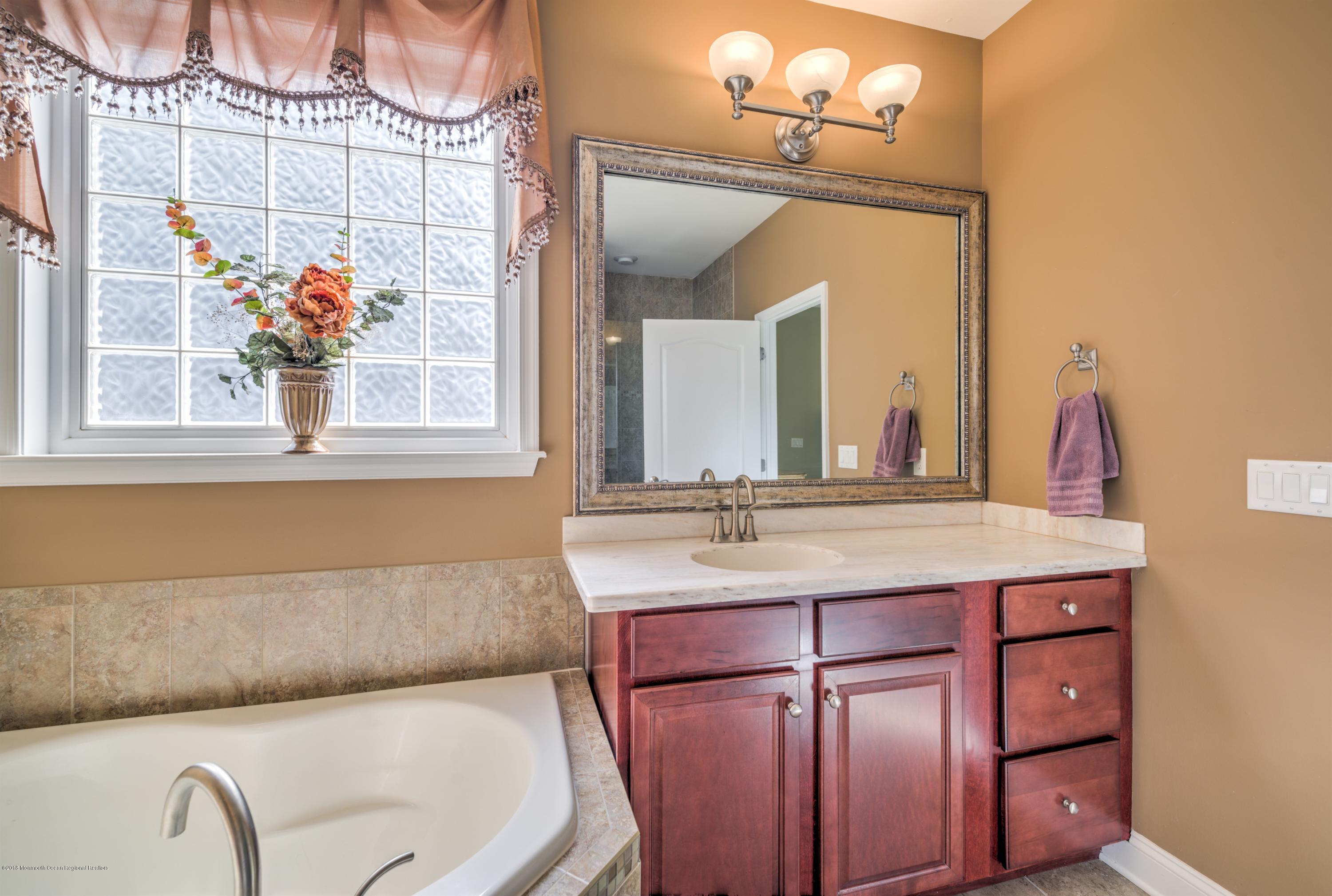 16 East Raphael Lane Farmingdale, NJ 07727 - Photo 20 of 50 a bathroom with a sink and a mirror