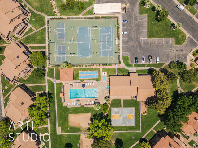 860 South Village Road, Unit A6 St. George, UT 84770 - Photo 40 of 41 Aerial view of a pool area