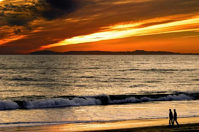 a view of an ocean beach
