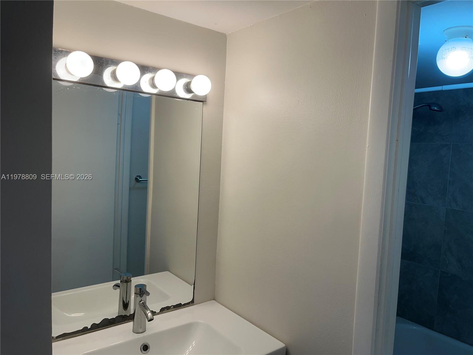 1250 Lincoln Road, Unit 310 Miami Beach, FL 33139 - Photo 20 of 27 a bathroom with a sink and mirror