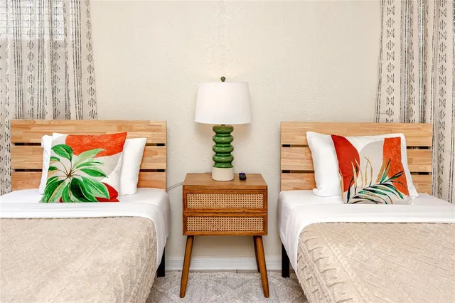 a bedroom with furniture and a couch