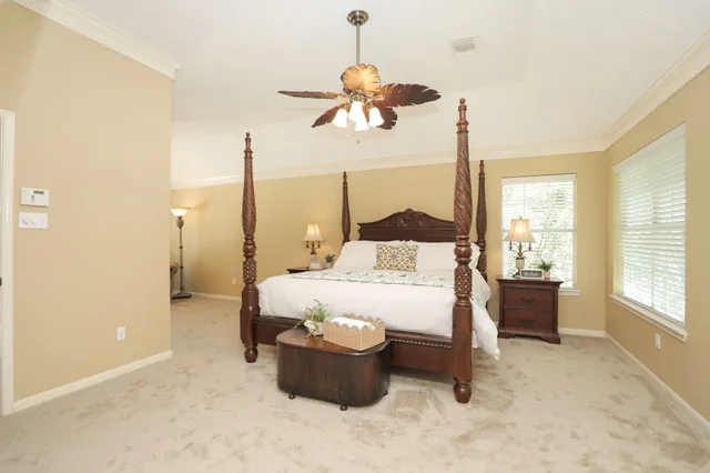 a very nice looking room with a large window