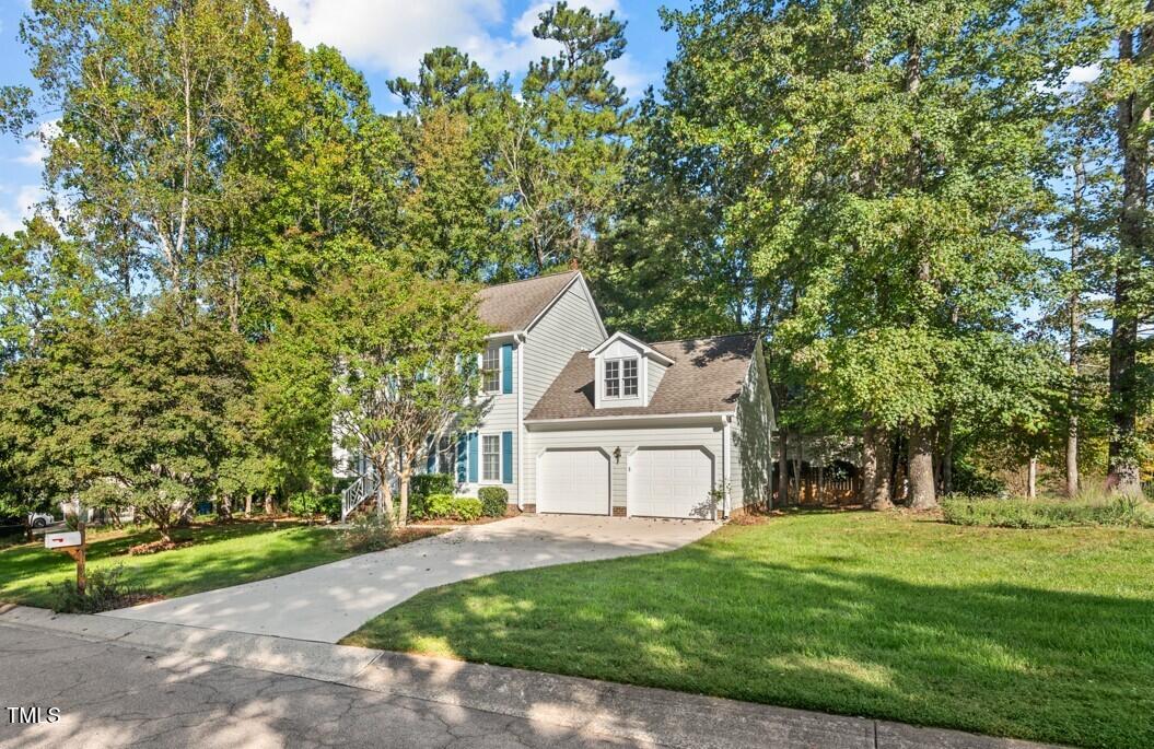 3100 Wilderness Road Durham, NC 27712 - Photo 32 of 35 a house view with a garden space