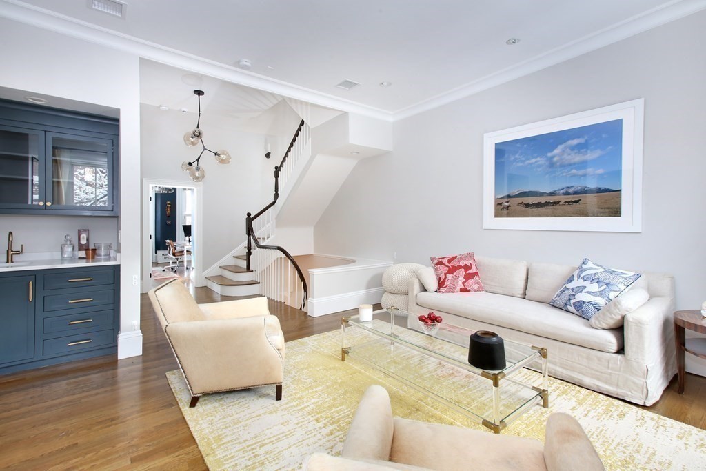 14 Rutland Square Boston, MA 02118 - Photo 7 of 19 a living room with furniture and white walls