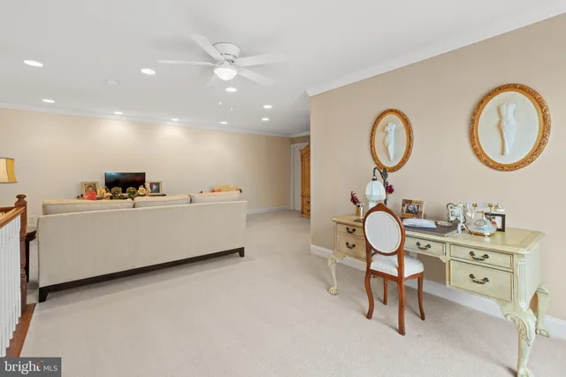 a bedroom with a bed and a walk in closet