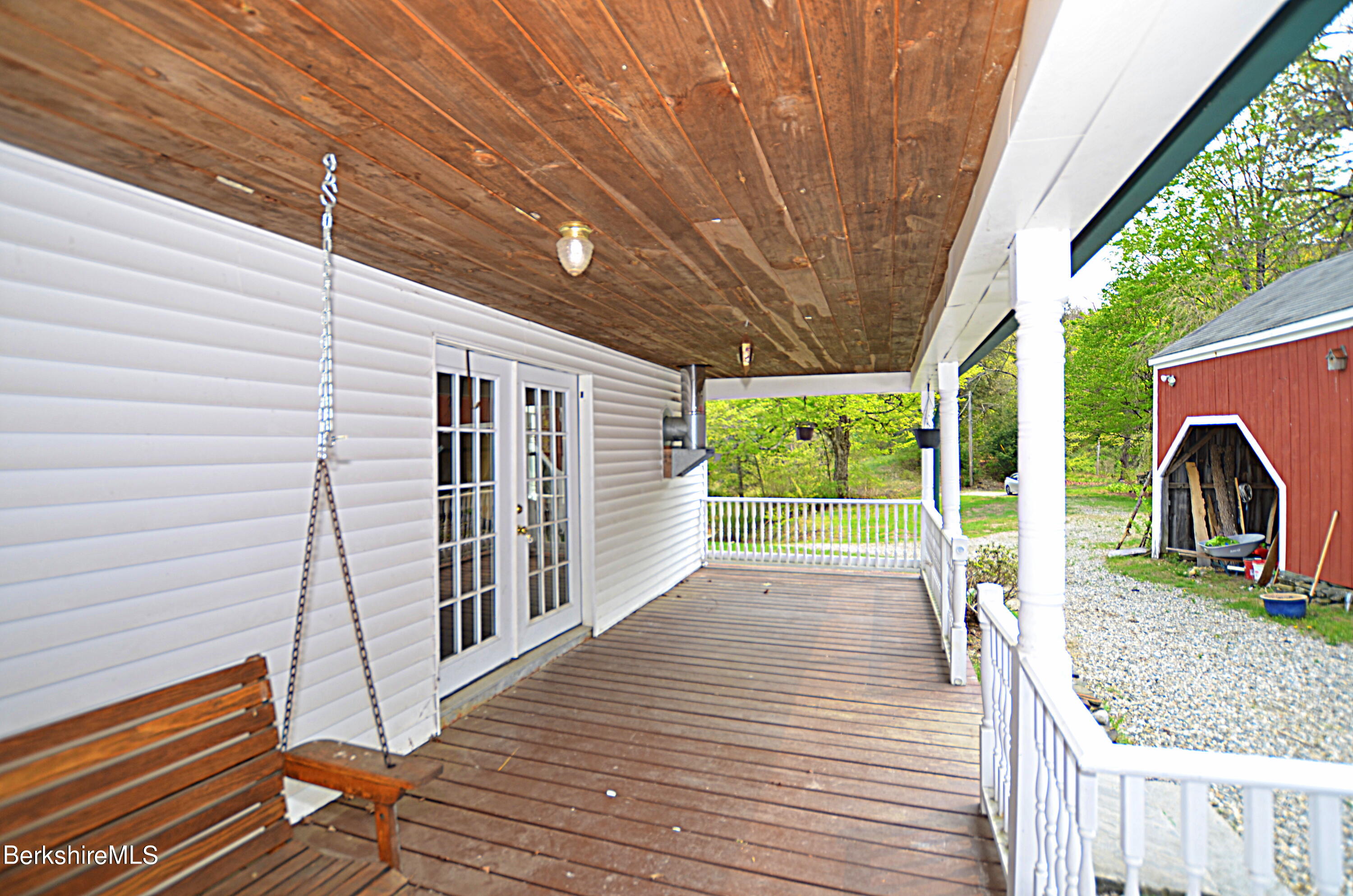 104 North Chester Road Chester, MA 01011 - Photo 5 of 54 a view of a porch with wooden floor