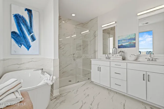 a front view of residential houses with street