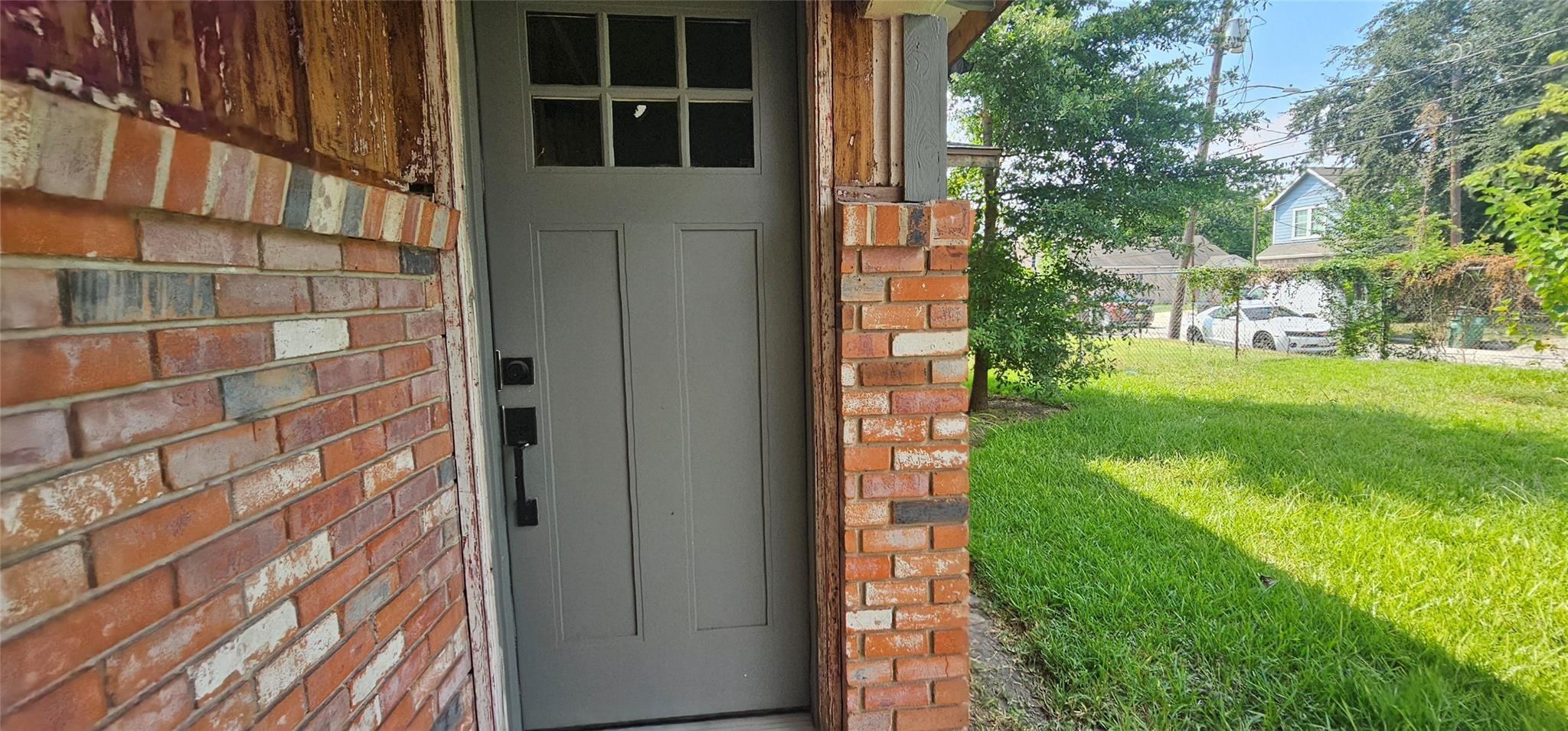 3610 Dennis Street Houston, TX 77004 - Photo 2 of 16 A covered front entry welcomes you with an updated front door and secure access point for added privacy and peace of mind.