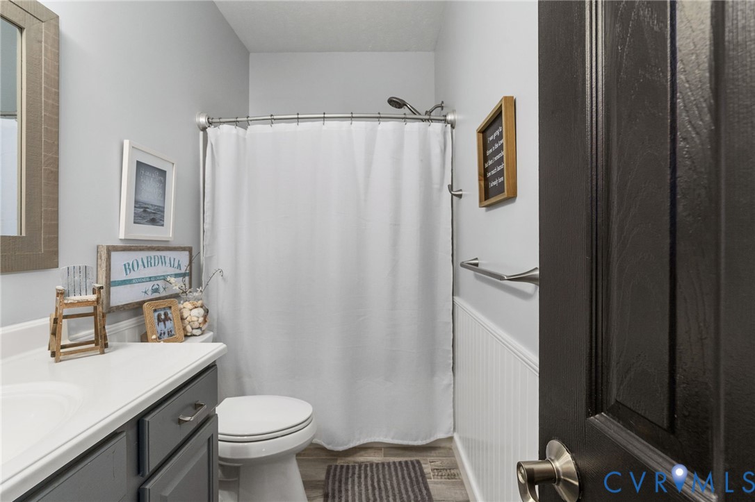1755 Dispatch Road Quinton, VA 23141 - Photo 45 of 86 a bathroom with a sink toilet and shower