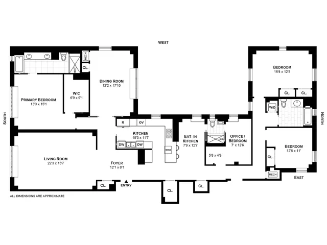 $4,450,000 | 317 West 89th Street, Unit 9W | Upper West Side