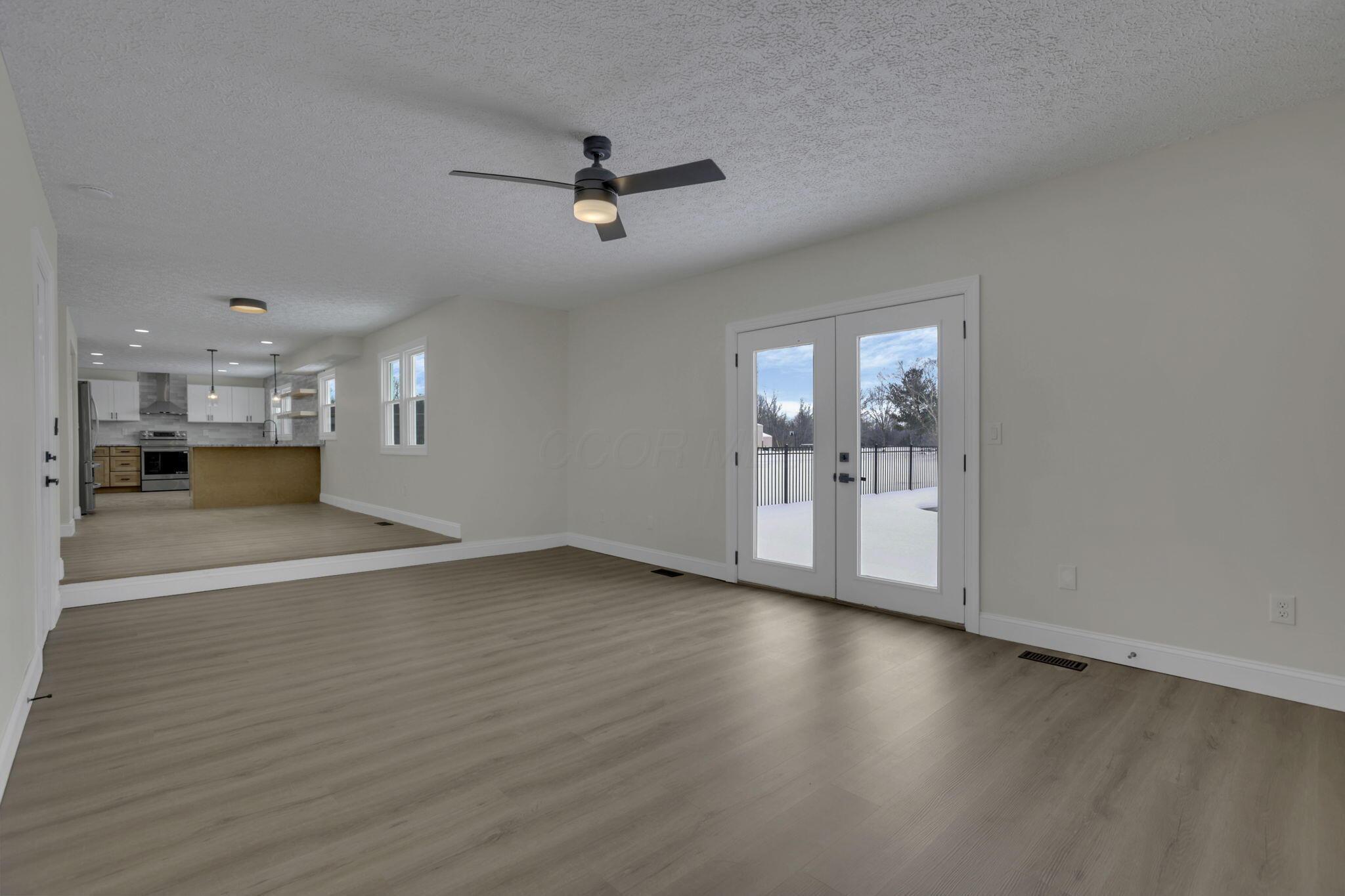 5273 Hayes Road Groveport, OH 43125 - Photo 28 of 89 Drop down into a nice sized family room, complete with french doors to the back yard.
