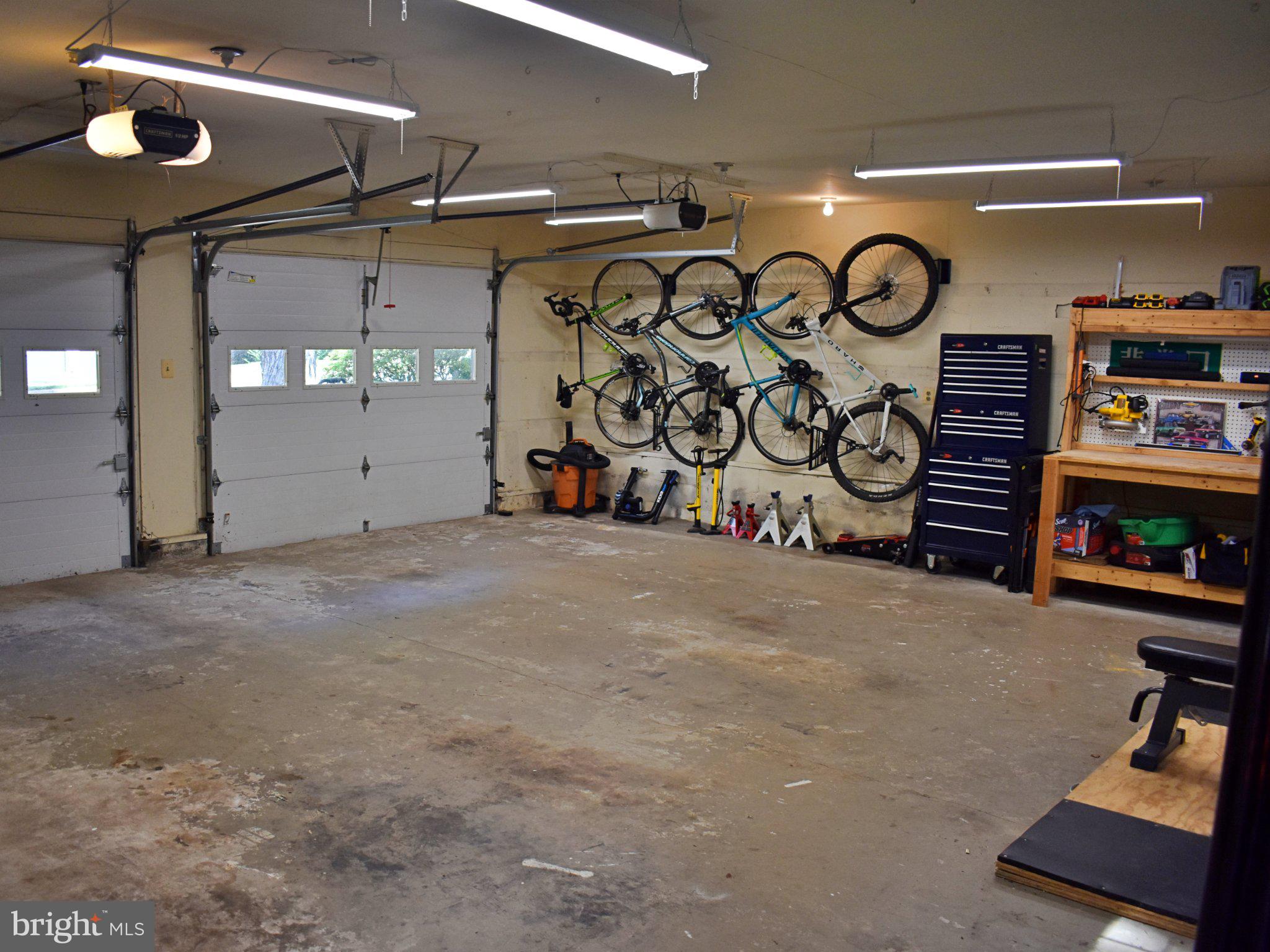 8097 Winding Way Court Springfield, VA 22153 - Photo 28 of 44 Spacious garage with organized bikes.