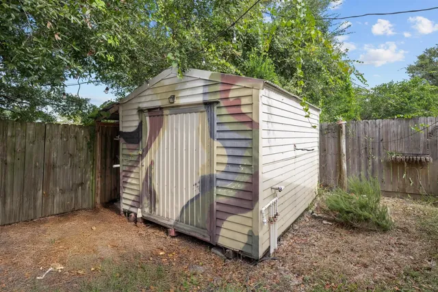 a view of a couches in backyard of house