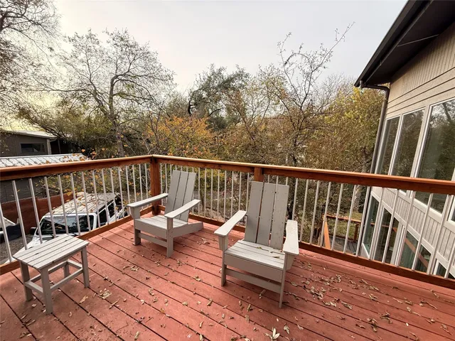 a view of sitting area on roof deck