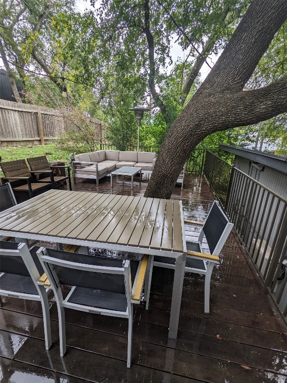 Undisclosed Address Austin, TX 78746 - Photo 24 of 26 a view of a patio with table and chairs a barbeque with a swing