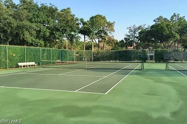a view of a tennis court