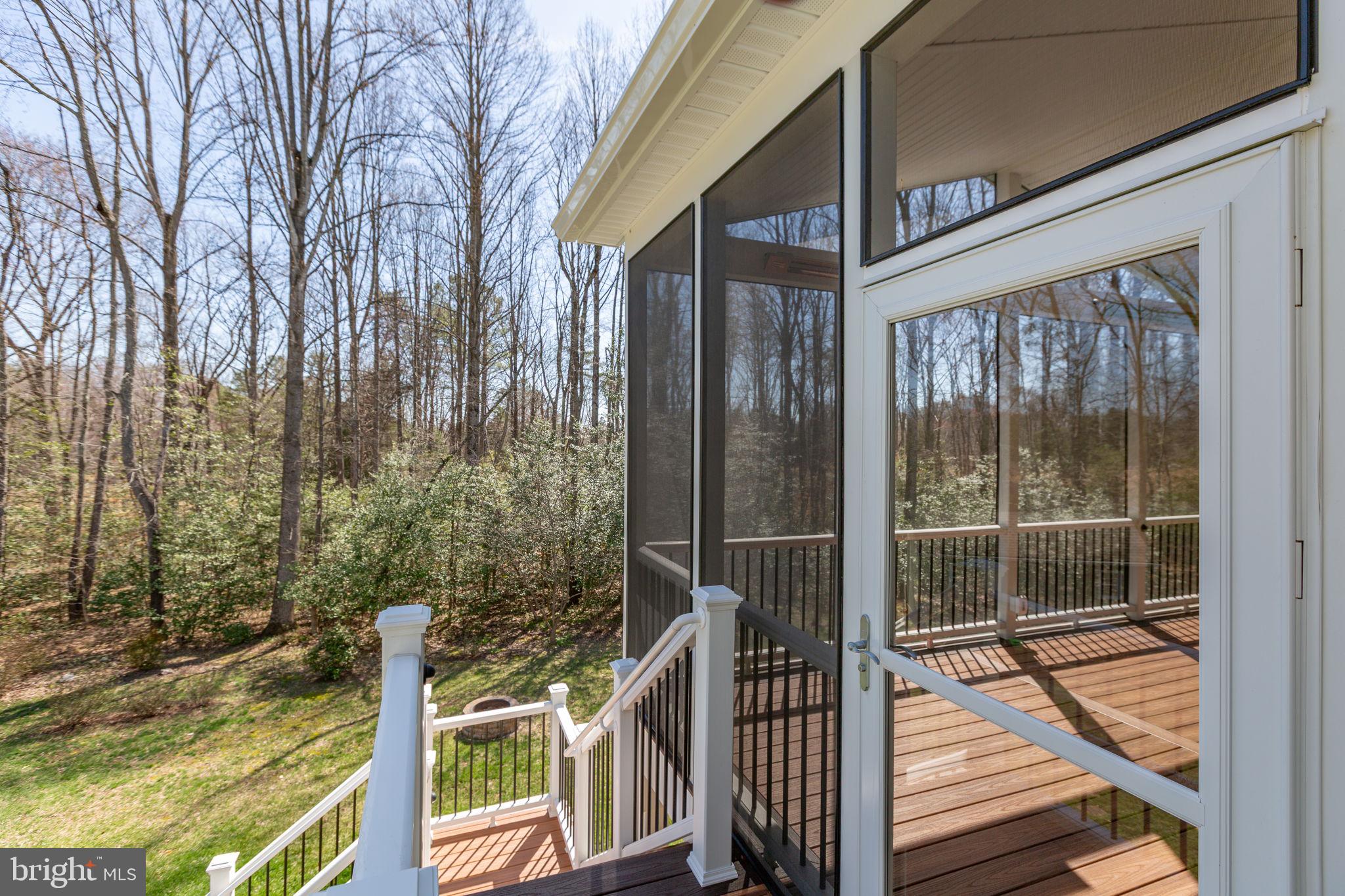 400 Telegraph Road Stafford, VA 22554 - Photo 52 of 79 a view of balcony with floor to ceiling window and wooden fence