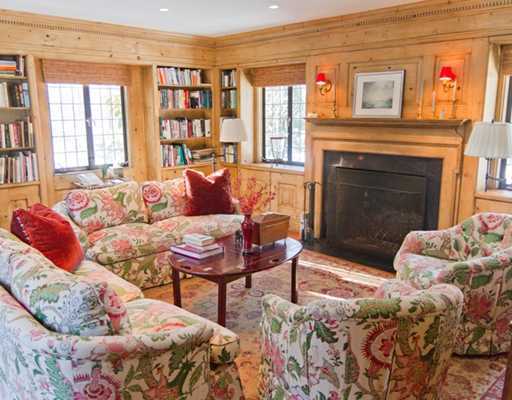 Undisclosed Address Greenwich, CT 06830 - Photo 9 of 10 a living room with furniture and a fireplace