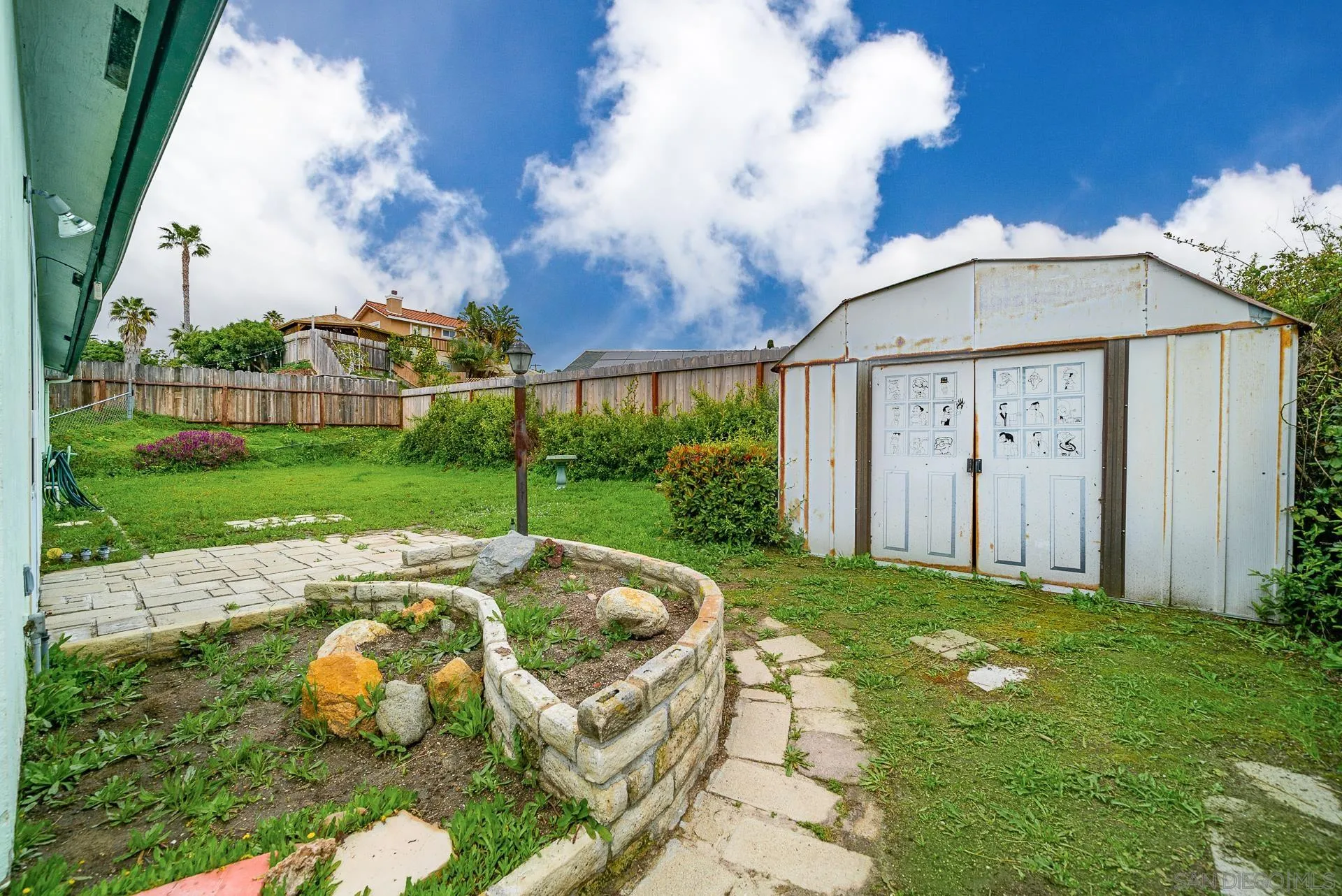 4047 Thomas Street Oceanside, CA 92056 - Photo 21 of 21 a view of backyard with garden and patio