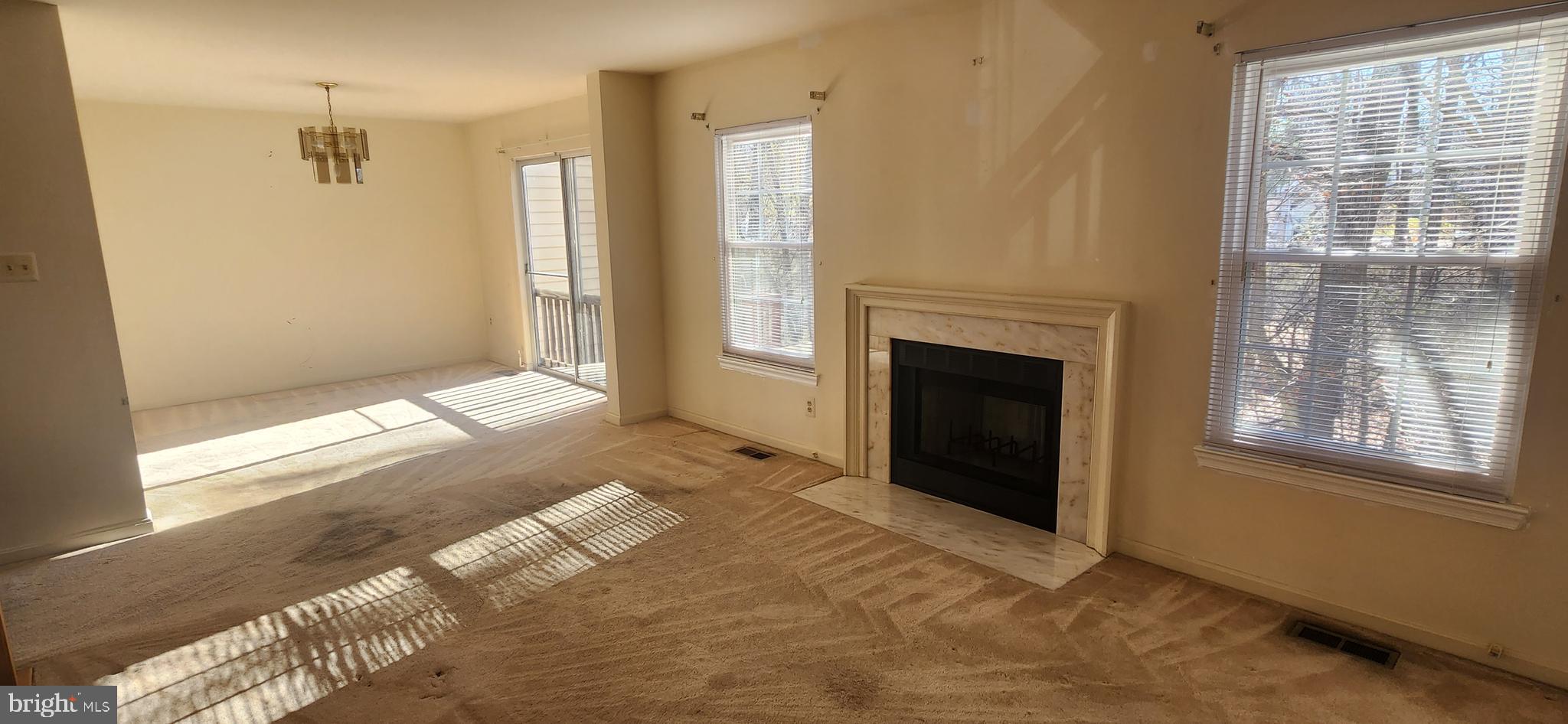 1543 Hugo Circle Silver Spring, MD 20906 - Photo 13 of 36 Living Room w/ Wood Burning Fireplace.