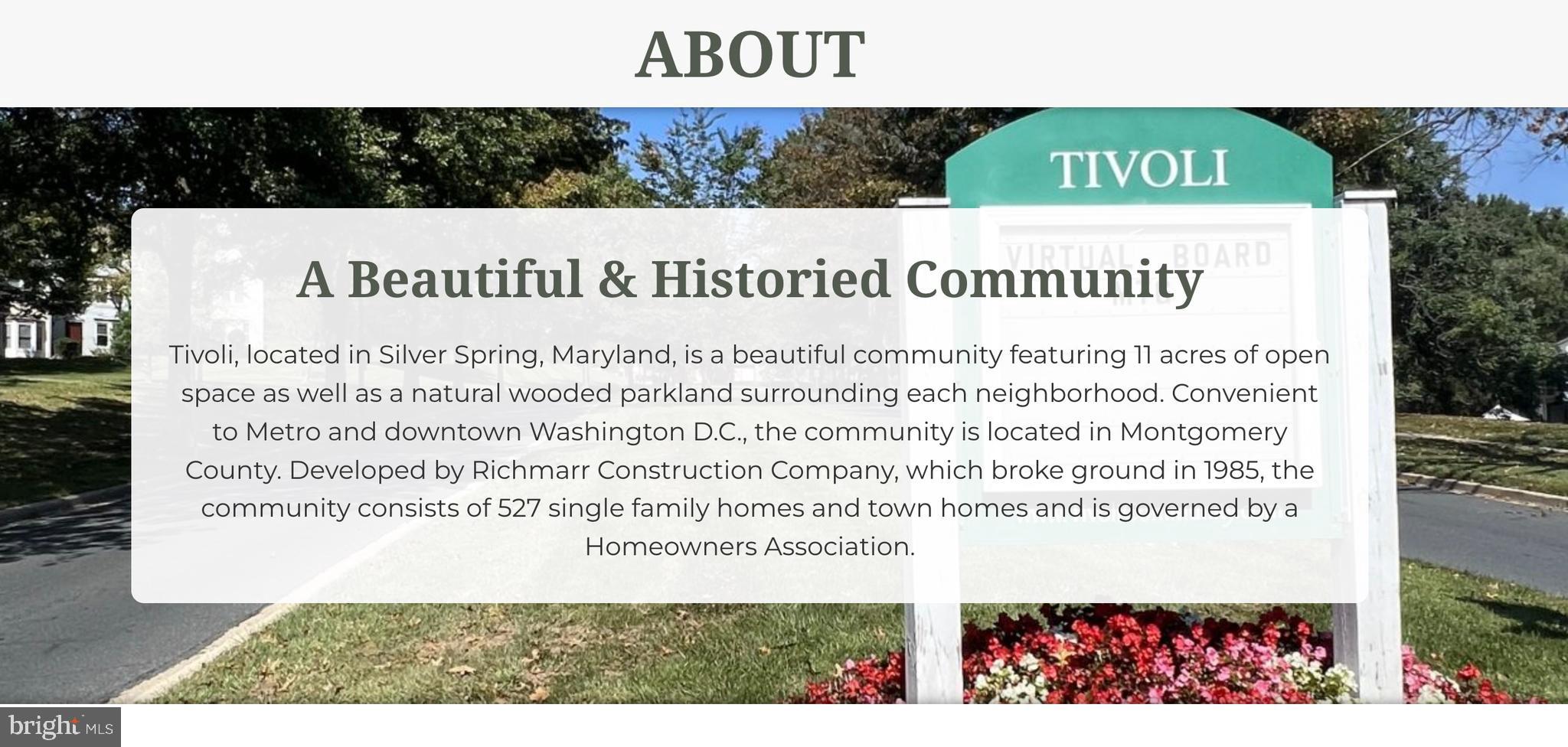 1543 Hugo Circle Silver Spring, MD 20906 - Photo 36 of 36 About Tivoli