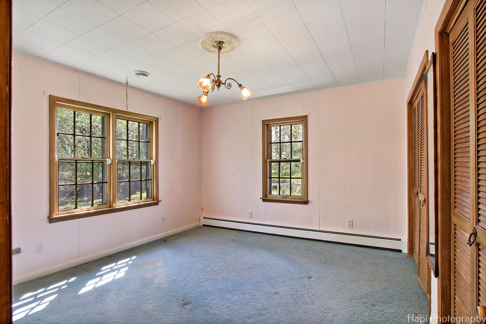27797 North Forest Garden Road Wauconda, IL 60084 - Photo 19 of 35 an empty room with windows and chandelier