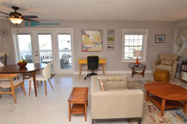 a bathroom with a shower and toilet