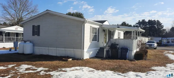 a view of a house with a patio